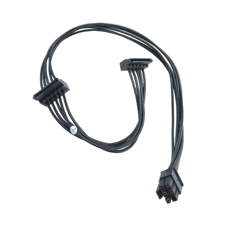 

Маленький 6-контактный до 2-портовый 15-контактный SATA HDD SSD кабель питания для DELL Vostro 3070 3670 ChengMing 3967 3977 3980 компьютера
