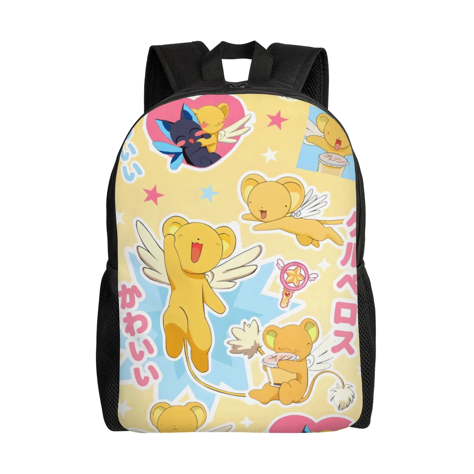 1Piece Cardcaptor Sakura Bookbag Kero Stickers Backpack New Semester Begins