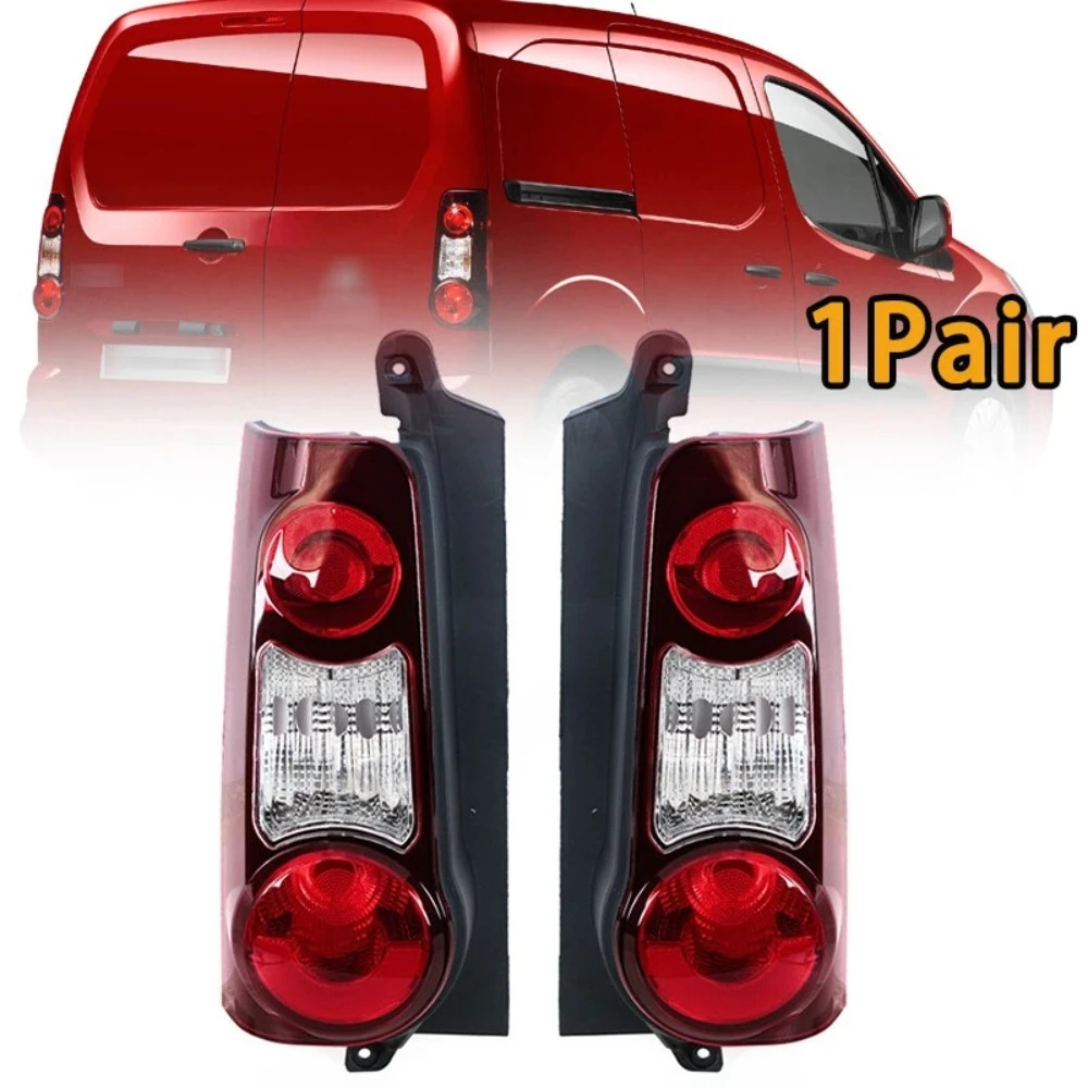 Left/Right Tail Light Lens  Automotive Rear Lamp Housing without Bulb For Peugeot Partner 2012-2018 9677205580 9677205480