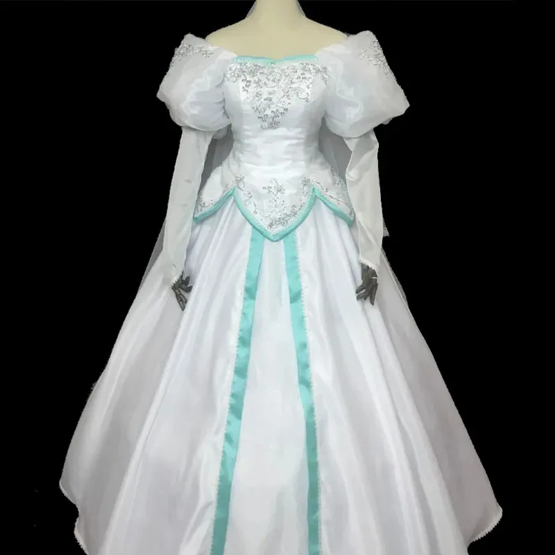 

2025 aaa Wedding Mermaid Halloween Party Costumes Adult Costume Princess White Dress Fancy Carnival