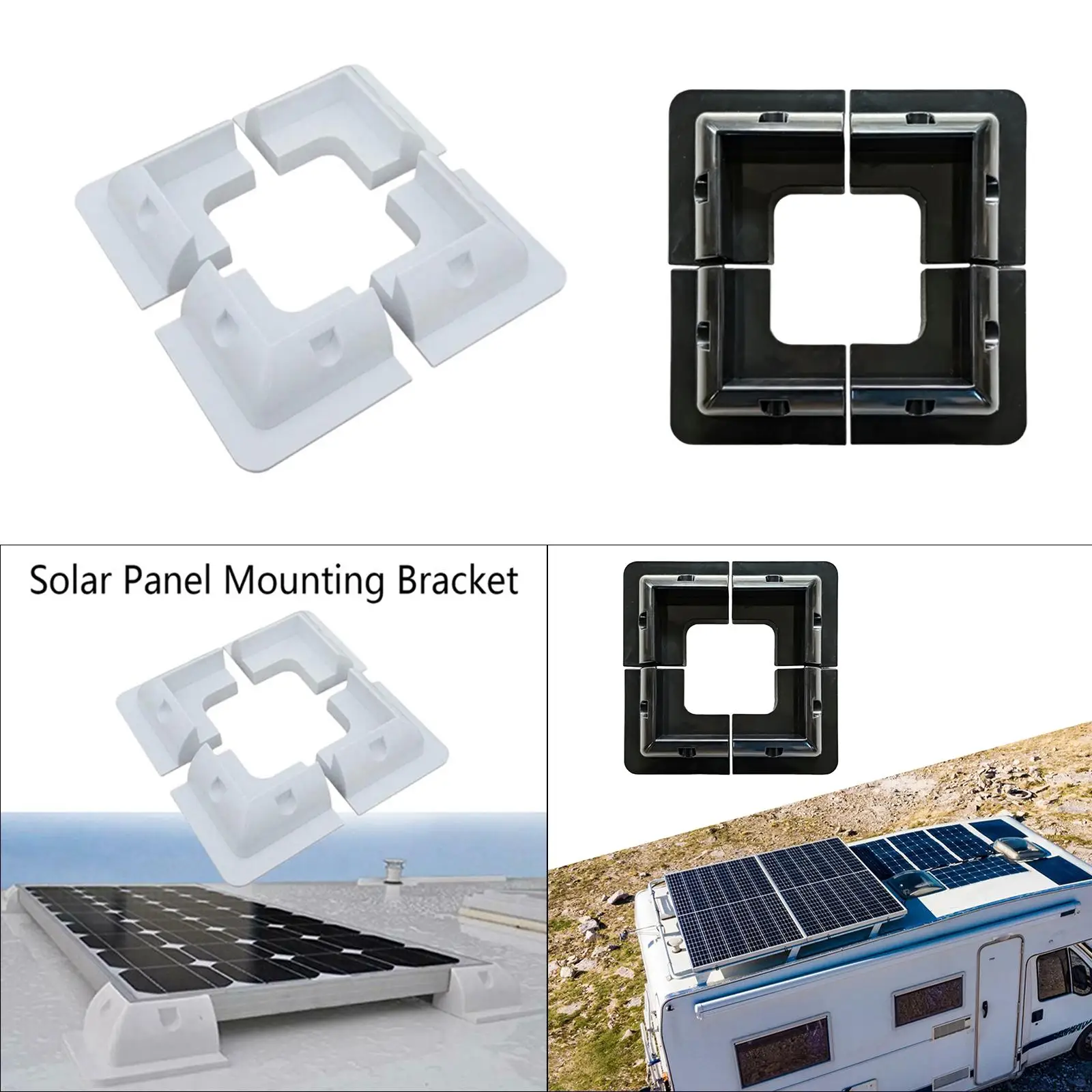 

Solar Panel Mounting Brackets Kit Solar Bracket for Camping Van Yachts
