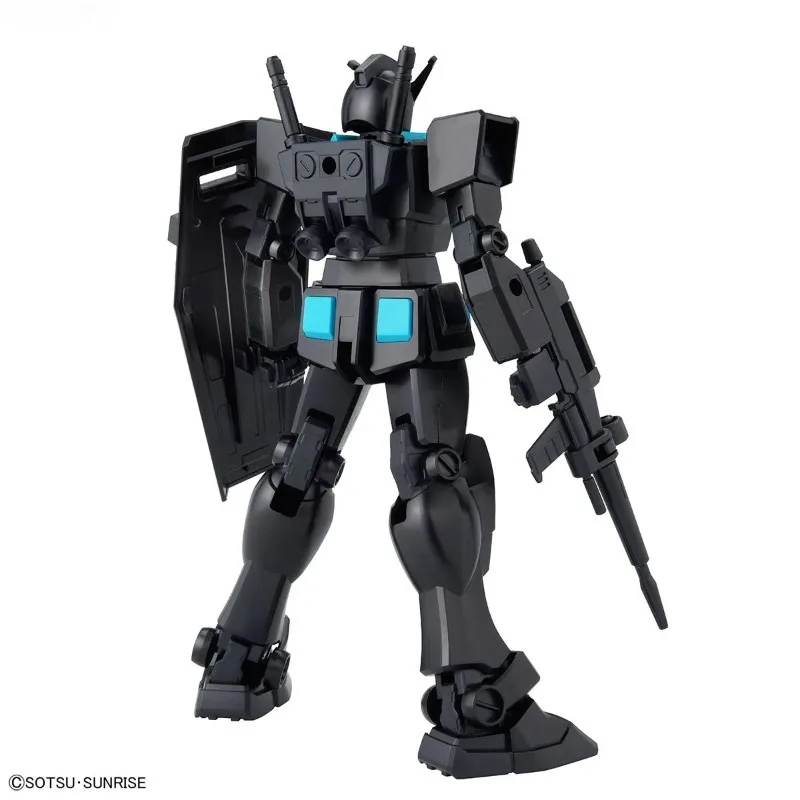 Bandai Original EG Series RX-78-2 GUNDAM RECIRCULATION COLOR / NEON BLUE Action Figure Toys for Boys Gifts Collectible Ornaments