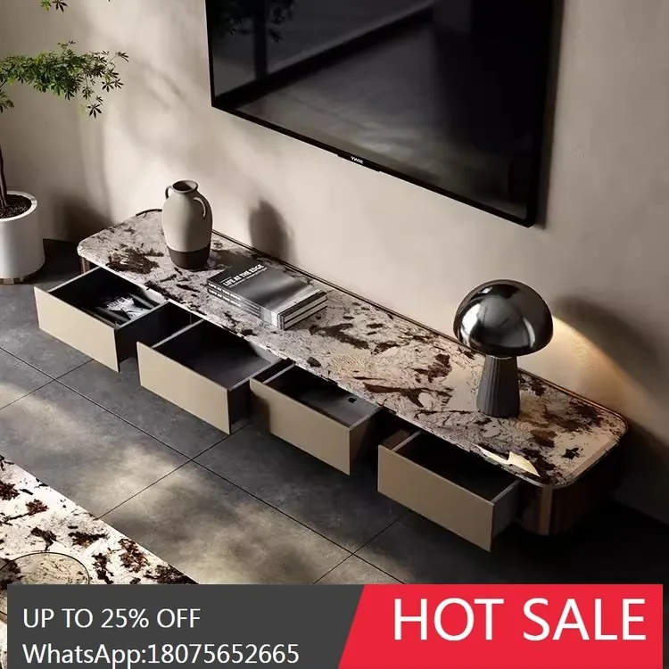 

SGF Marble TV Cabinet Simple Villa High-End Coffee Table Premium Feel