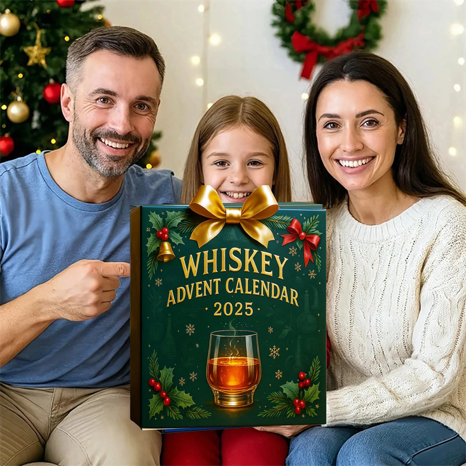 ديكور عيد الميلاد البيرة تقويم القدوم عيد الميلاد ويسكي تقويم القدوم سطح المكتب زخرفة هدية عيد الميلاد