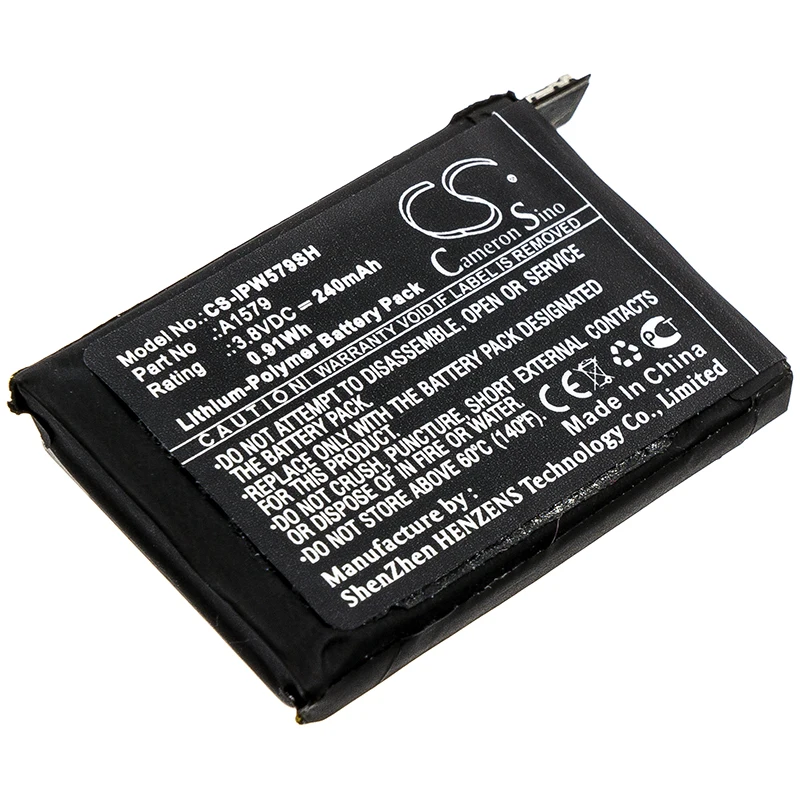 

Cameron Sino 3.8V 240mAh CS-IPW579SH Smartwatch Battery A1579 for Apple iWach 1 42mm, Watch 1st Gen 42mm +TOOLS KIT