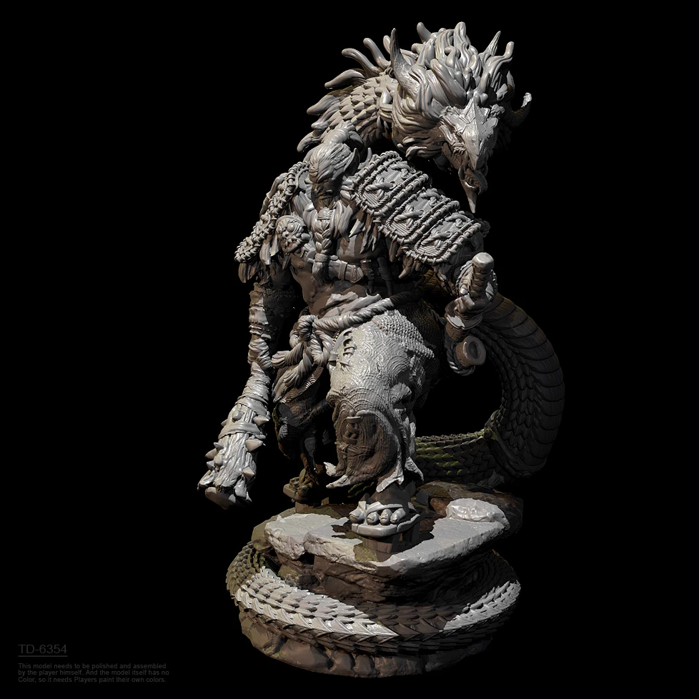 Height of man 38mm 50mm Resin model kits figure colorless and self-assembled（3D Printing ） TD-6354/3D