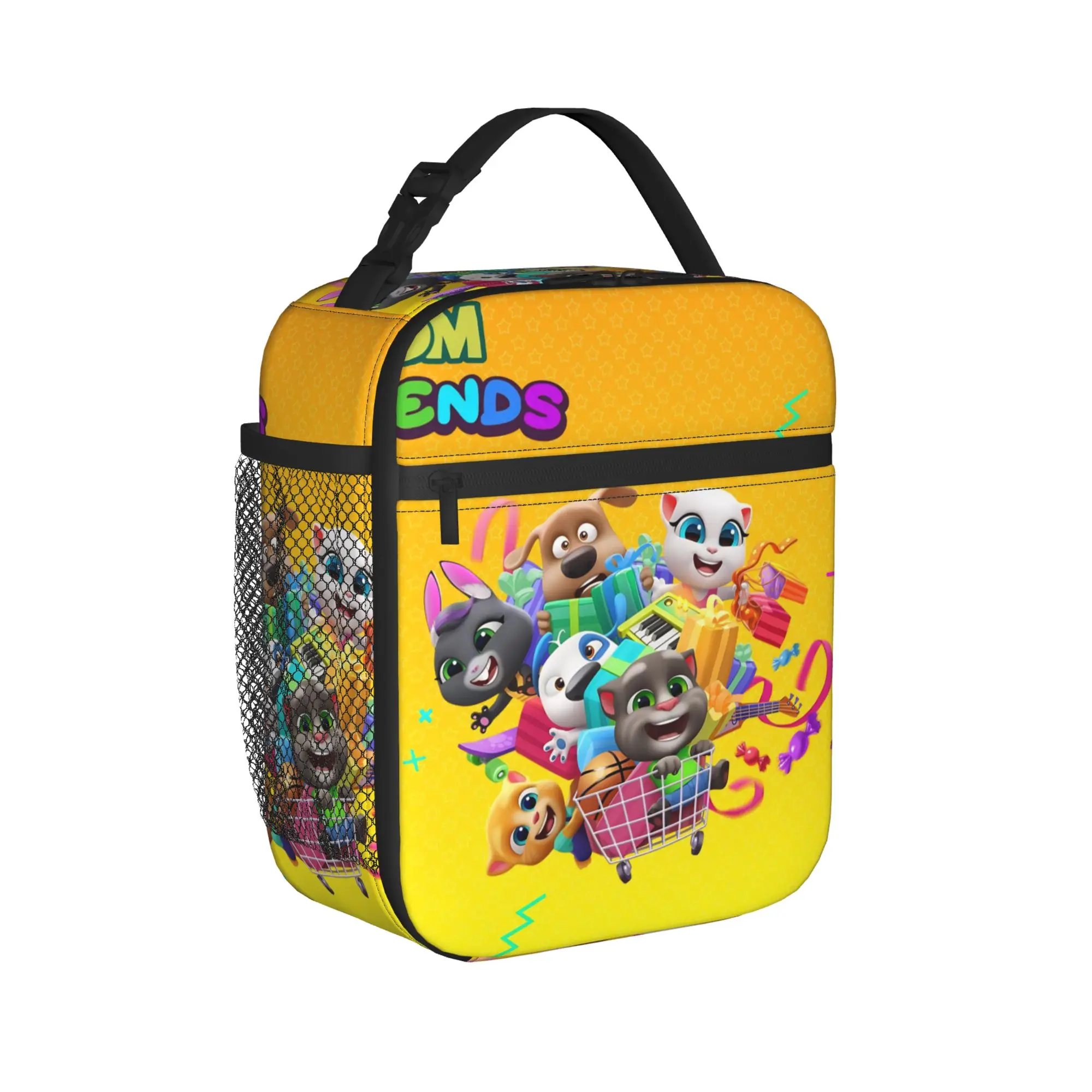 T-Talking T-Tom And F-Friends Product Insulated Lunch Bag For Travel  Storage Food Boxes Portable Thermal Cooler Lunch Box
