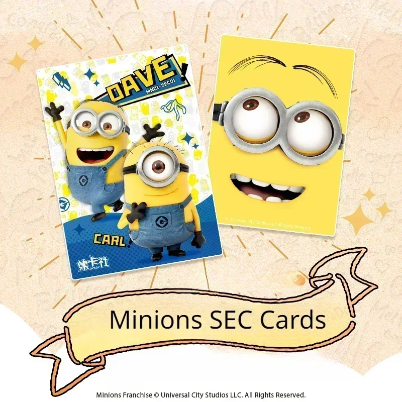 Card Fun Minions Big Eyes Series Funny Collection Card First Shot Cute Collection Card Cartoon Film Children\'s Gifts Toys