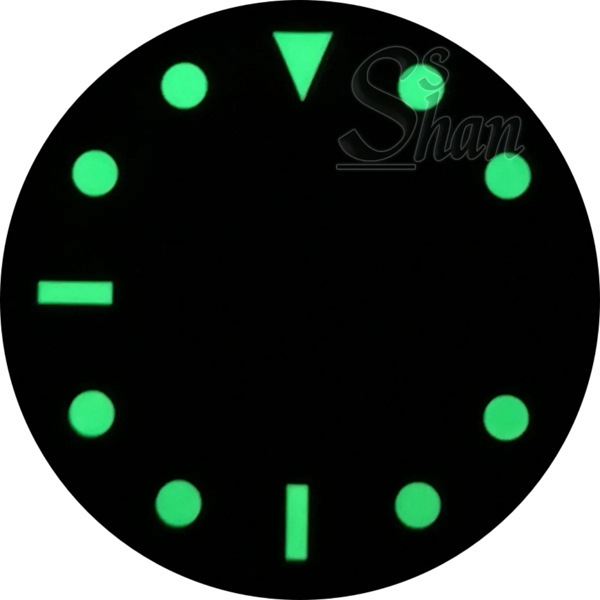 29 mm steriles Zifferblatt, schwarz, blau, grünes Zifferblatt, Silber, orange, Index, grün leuchtend, passend für NH37-Uhrwerk, modifizierte Uhrenteile