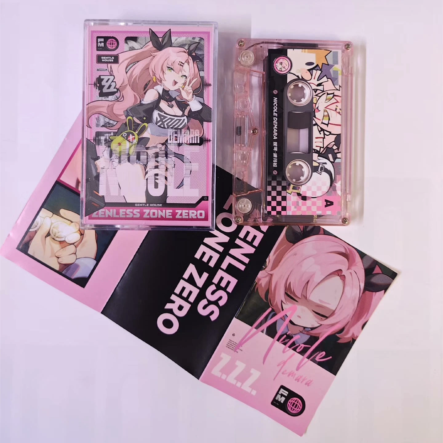 

Game Zenless Zone Zero Nicole Demara Music Tape Best Collection OST Album Cassettes Cosplay Recorder Walkman Car Soundtracks Box