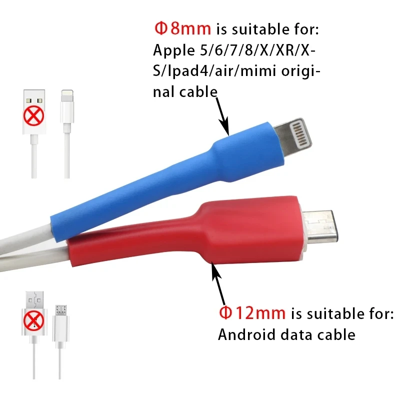 4:1 Red Dual Wall With Glue Heat Shrink Tube 4 6 8 12 16 20 24 32 40 52mm Shrinkable Sleeve Adhesive Lined Wrap Wire Protector