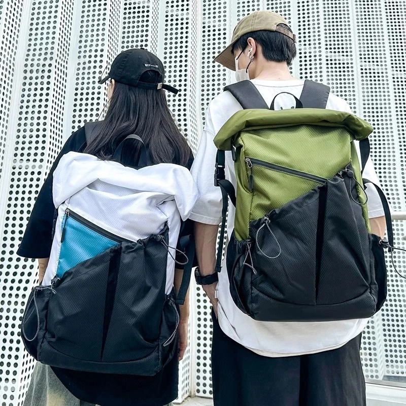 Outdoor backpack Oxford cloth unisex bag Outdoor travel, camping, hiking, large capacity cloth bag students Worker equipment