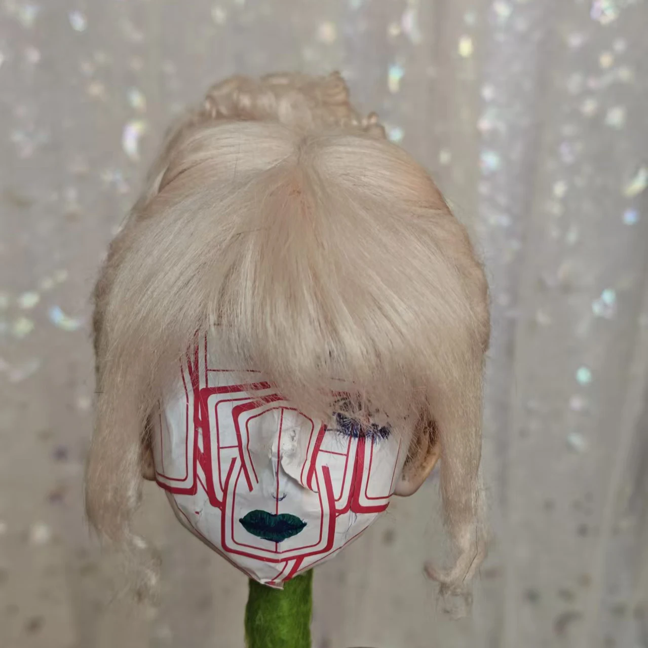 Doll Wig For BJD SD Doll Hair Colorful Wig Princess Doll Fake Hair Wig 23-24cm