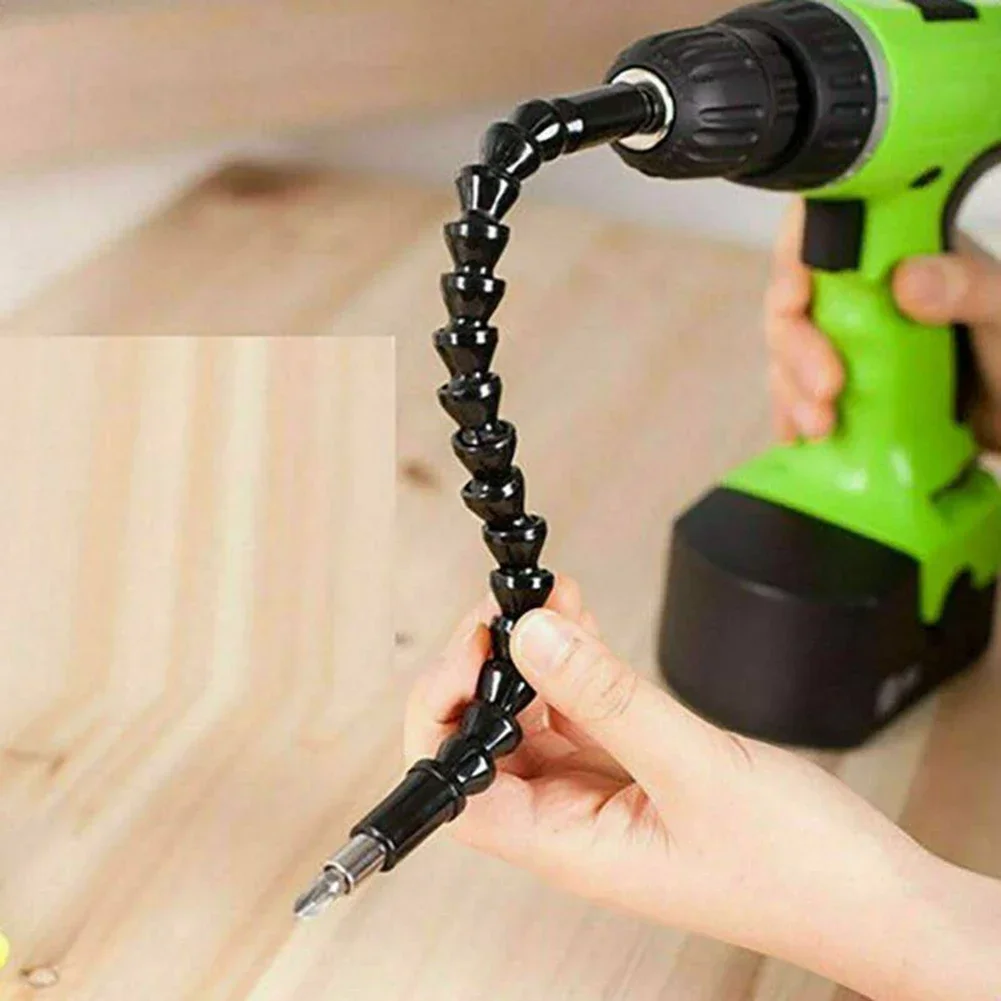 105 Degree Right Angle Drill Attachment Flexible Angle Extension Bit Kit For Drill Or Screwdriver 1/4\