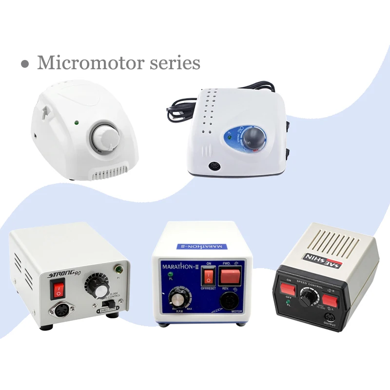 

65W Power Control Box Portable Micromotor Handpiece Drills Manicure Grinding Machine Dentals Equipment