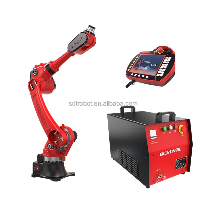 BRTIRUS1820A Arm Length 1850mm Load Capacity 20kg First Class Industrial Robot Automation 6 Axis PLC Motor IP54 110V/220V/380V