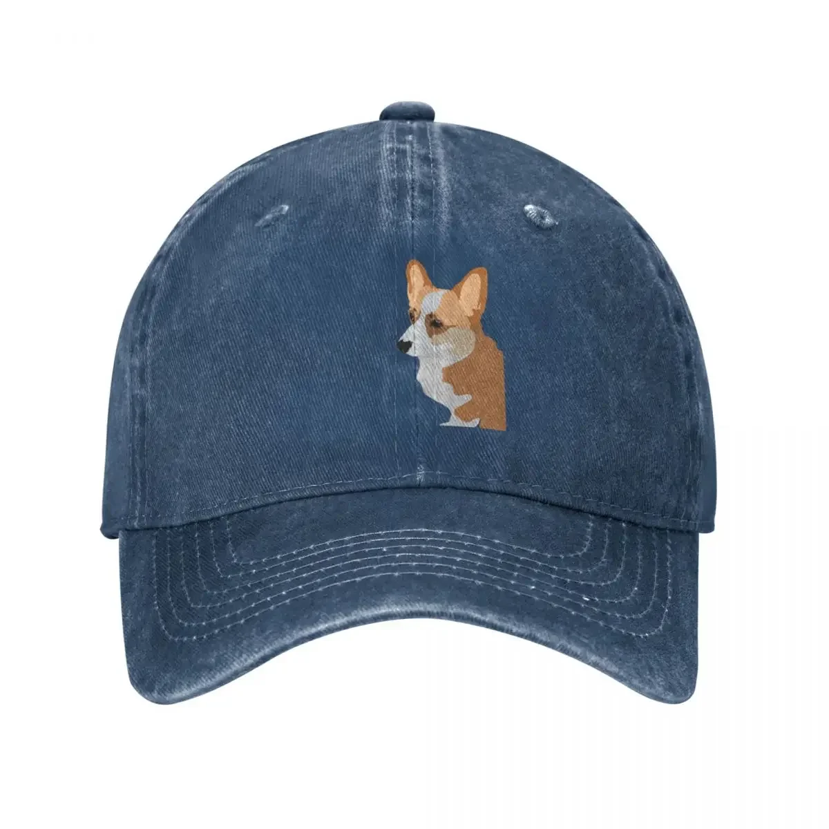 Corgi Pup Baseball Cap Sun Hat Military Cap Man Hat Male Women'S