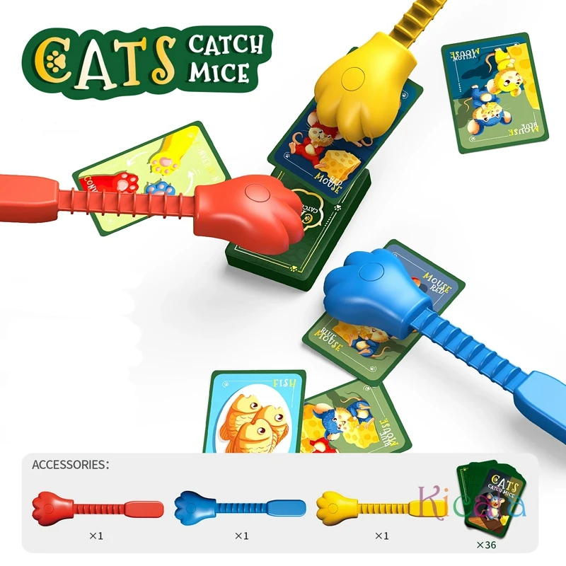 

Cat-And-Mouse Puzzle Logical Thinking And Reasoning Board Game Concentration Training For 2-4 Players Tabletop Game