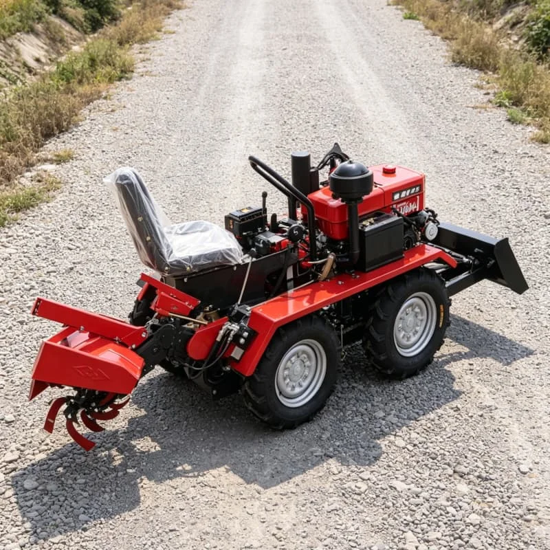 

Customized CE Certified 4-Wheel Cultivator, Hot-selling Wheeled Rotary Tiller, All-scenario 4-Wheel Farm Tiller