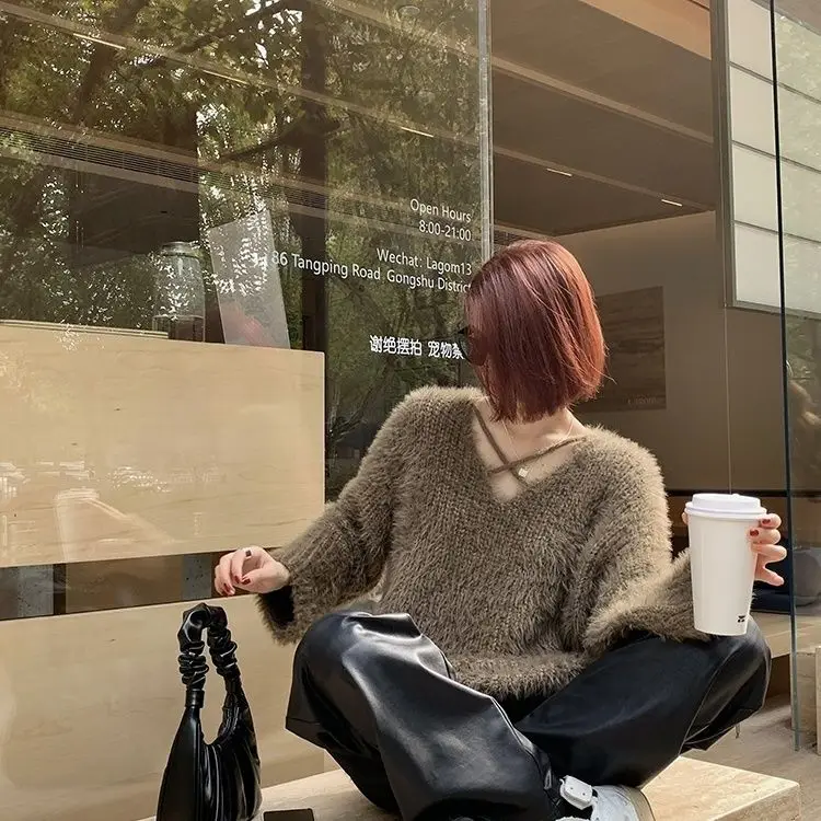 

Sweaters Jumpers Pullovers Women Pullover Armless For Tight White Jerseys Knitted Hem Elastic Performance Elegant Warm Christmas