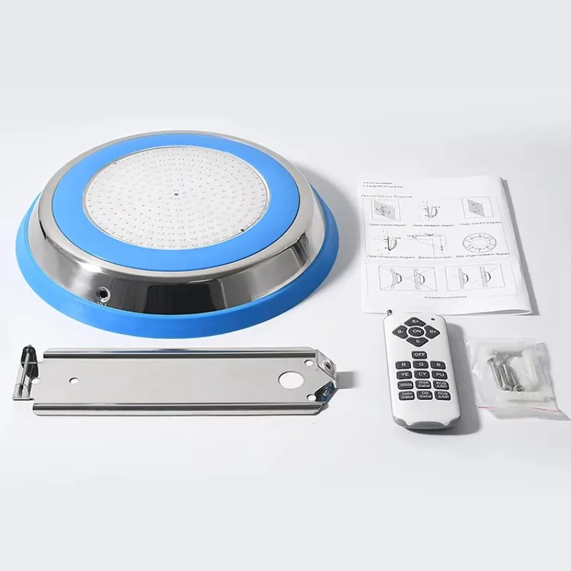 

Ip68 Smd2835 Led Pool Lights Underwater Lights Stainless Steel Rgb Colorful Resin Filled Swimming Pool Lights