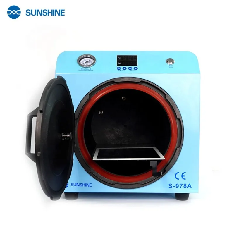 SUNSHINE SS-978A-máquina desespumadora inteligente de un botón, minimáquina de eliminación de burbujas de aire, Lcd Oca, reacondicionamiento de LCD, 220v/110v