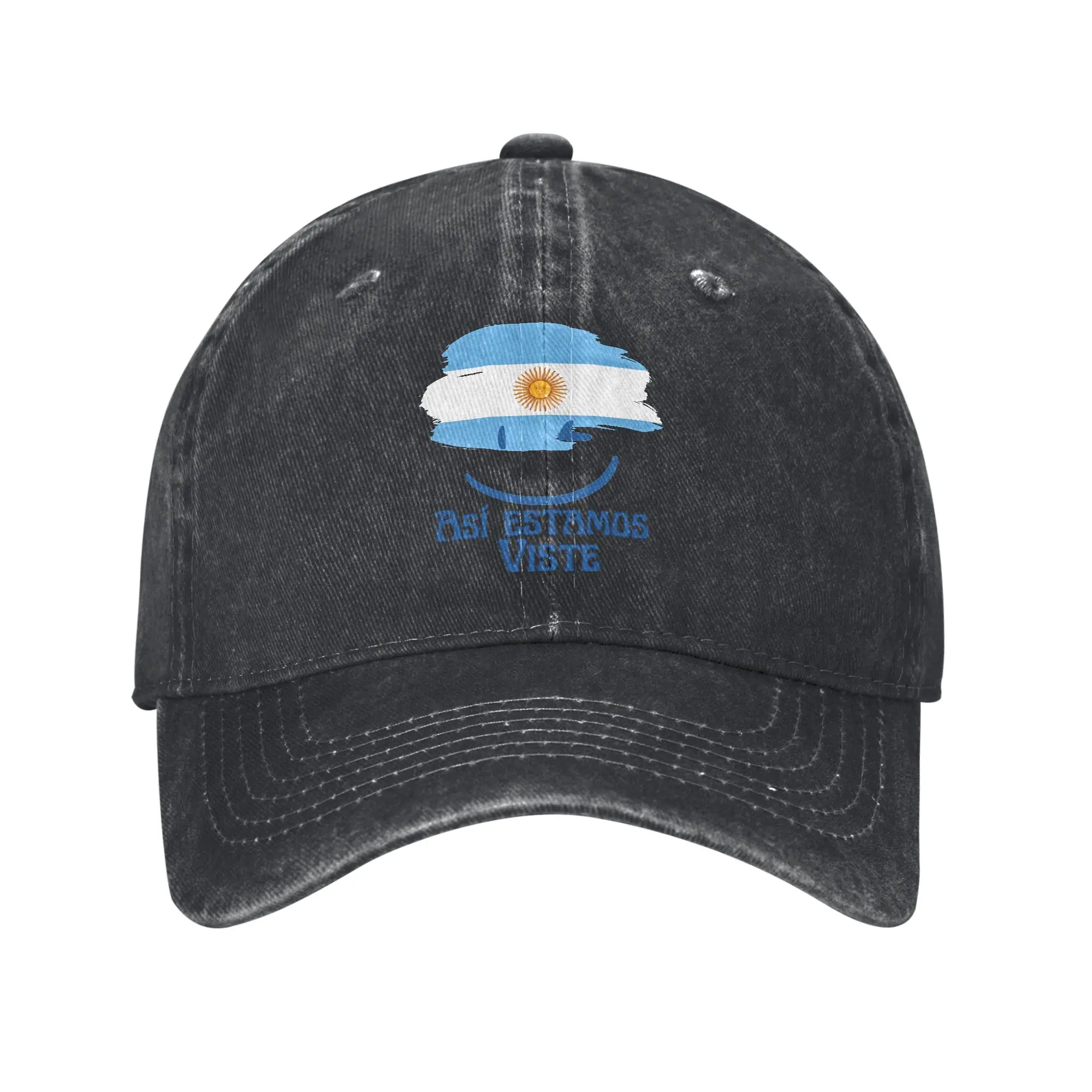 Gorra de béisbol retro ajustable para hombre y mujer, estilo Las Malvinas Argentina, para fútbol y otros deportes
