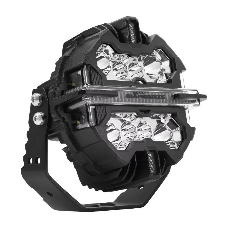 7inch 2x Round LED Headlights Driving Auxiliary Light Offroad Led Bar 270° Beam DRL 150W for Offroad 4X4 SUV