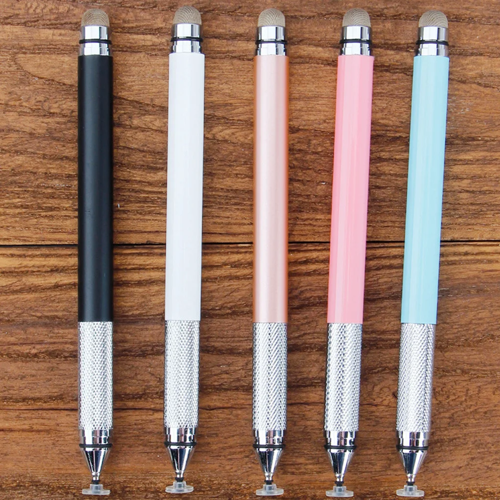 قلم ستايلس معدني ممتاز للهاتف اللوحي، تصميم نحيف خفيف الوزن لرسم ملاحظات الألعاب