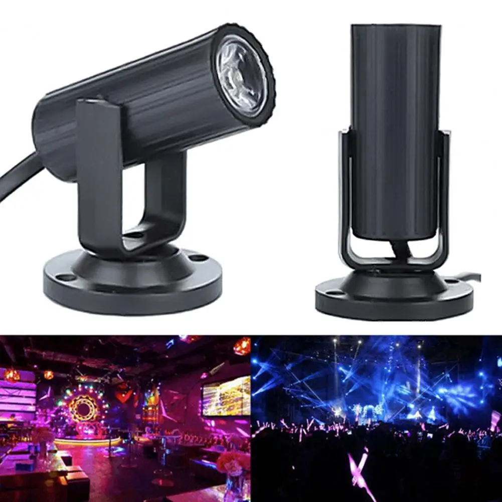 Mini LED Stage Light Beam Projector Spotlight Party Disco DJ Club Music Bar Lamp