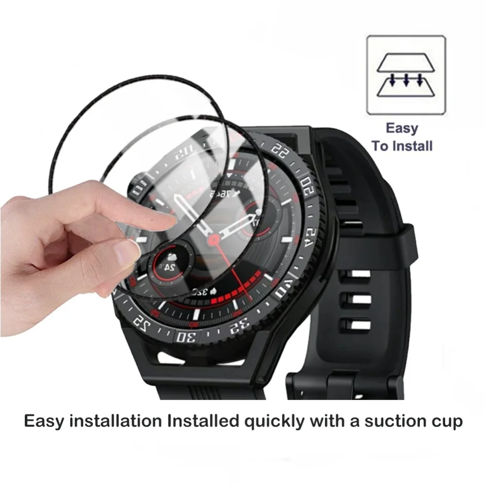 화웨이 GT3 SE 사이버 얼티밋 GT 3 SE용 강화 유리 및 PMMA 화면 보호기 긁힘 방지 커버