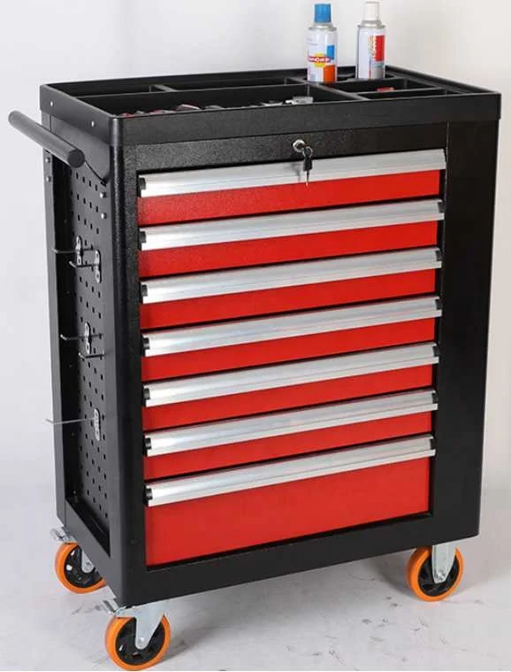 SP-004 Heavy Duty Workshop 7 Drawers Tool Tool Storage Sets Trolley Tool Cabinets SUMORE