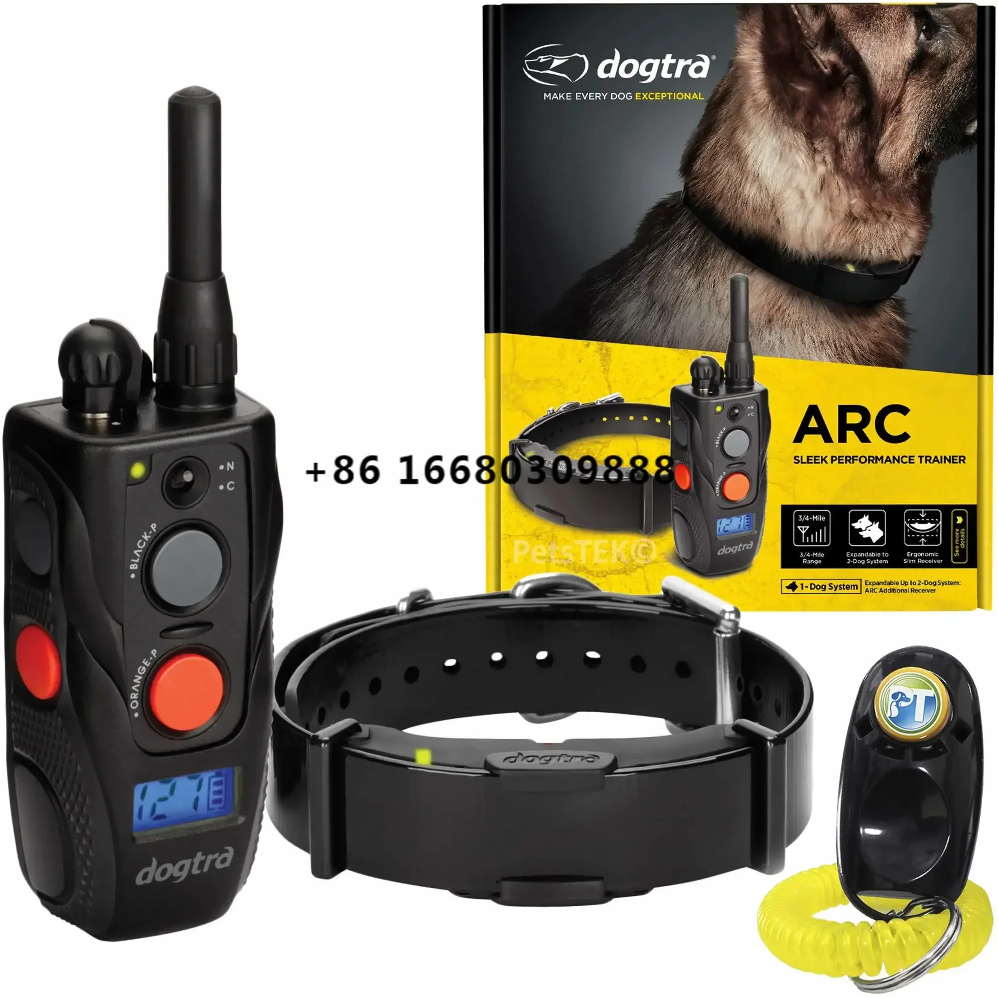 Top Sales Dogtra ARC Remote Dog Training Collar 3/4 Mile Expandable Trainer Rechargeable