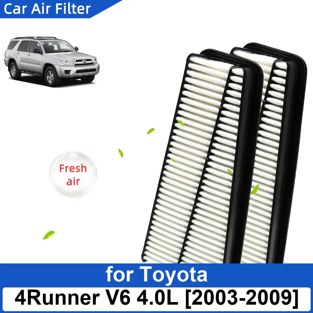 

Car Air Filter for Toyota 4Runner V6 4.0L 2003-2009 Carbon Fiber Cabin Auto Filters CA9683 17801-0P010 17801-31090