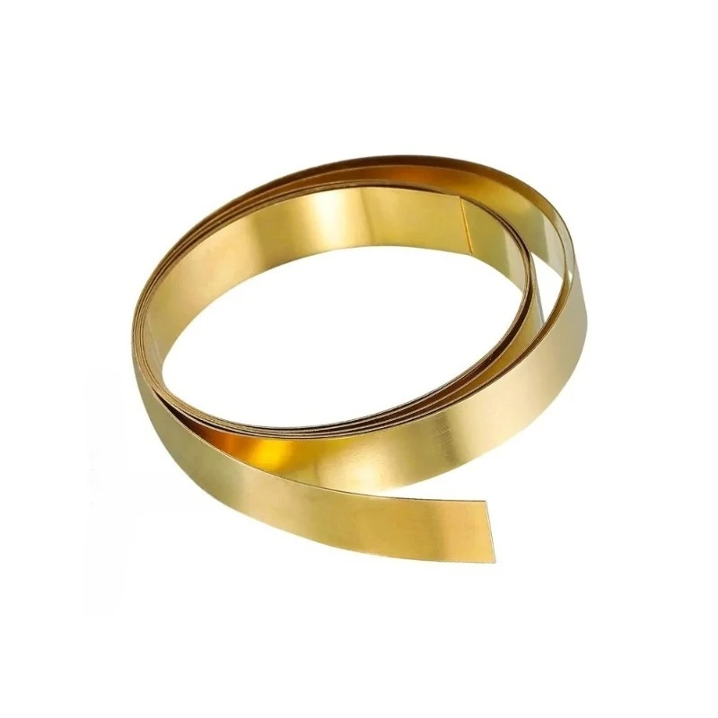 Weiyi 1 Meter H62 Thin Brass Sheet Strip Gold Film Wire Brass Foil Plate Thickness 0.02-1.0mm Jewelry Making Diy
