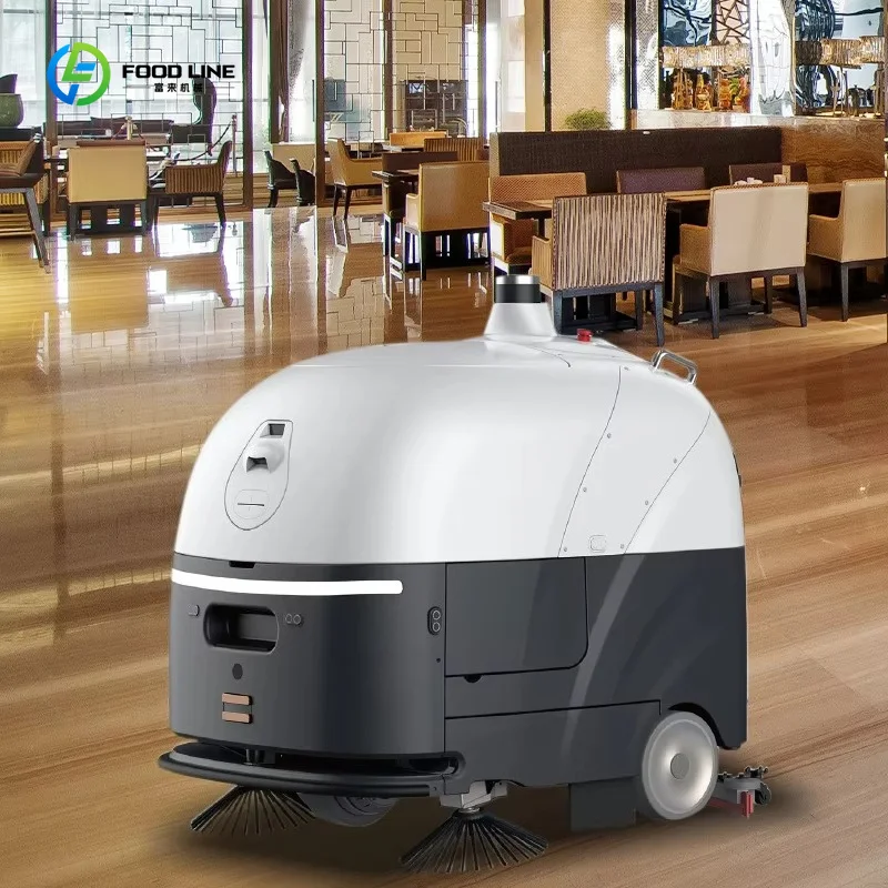 Long Duration Ride on Sweeper Scrubber for Warehouse Logistics Center Large Area Floor Custom