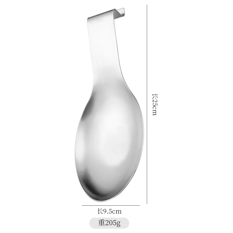 Gold-plated thickened stainless steel tableware spoon shelf buffet clip tray radium