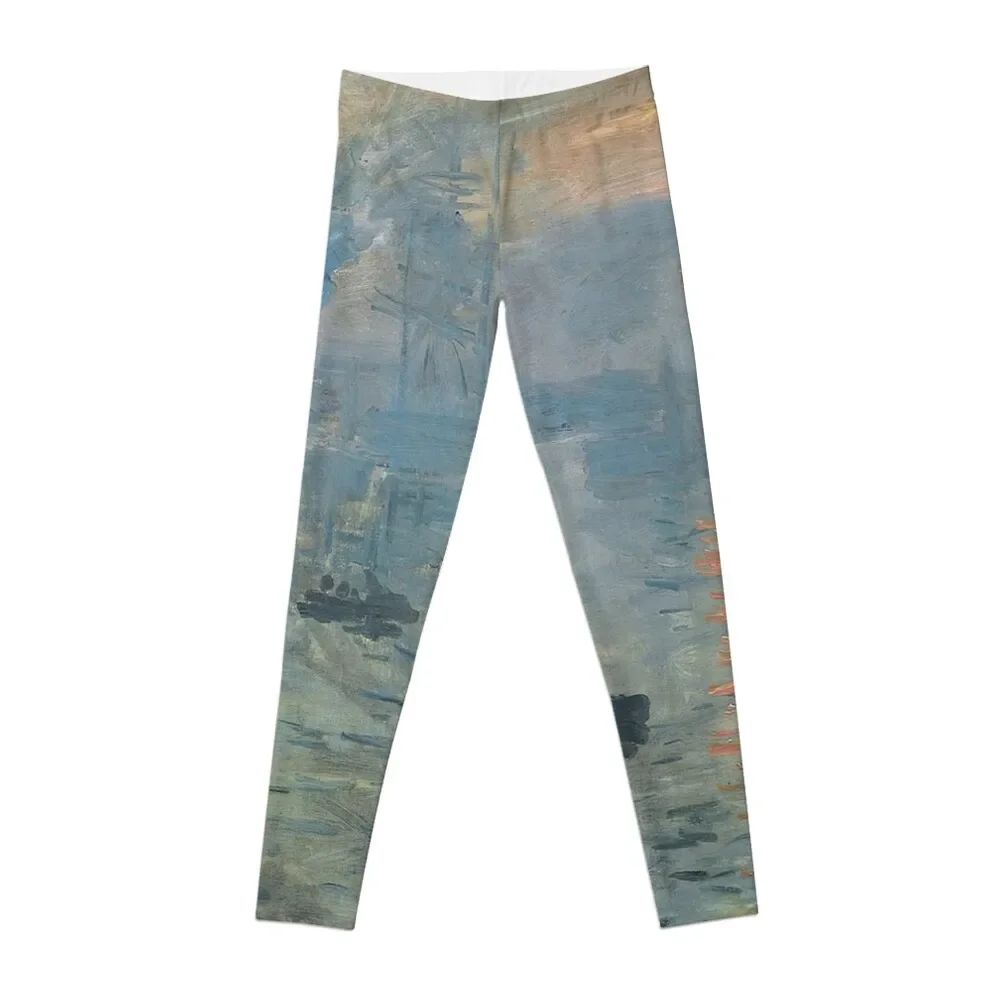 

Monet Impression Sunrise Fine Art Leggings fitness set gym Fitness woman sports for sportswear woman gym 2025 Womens Leggings