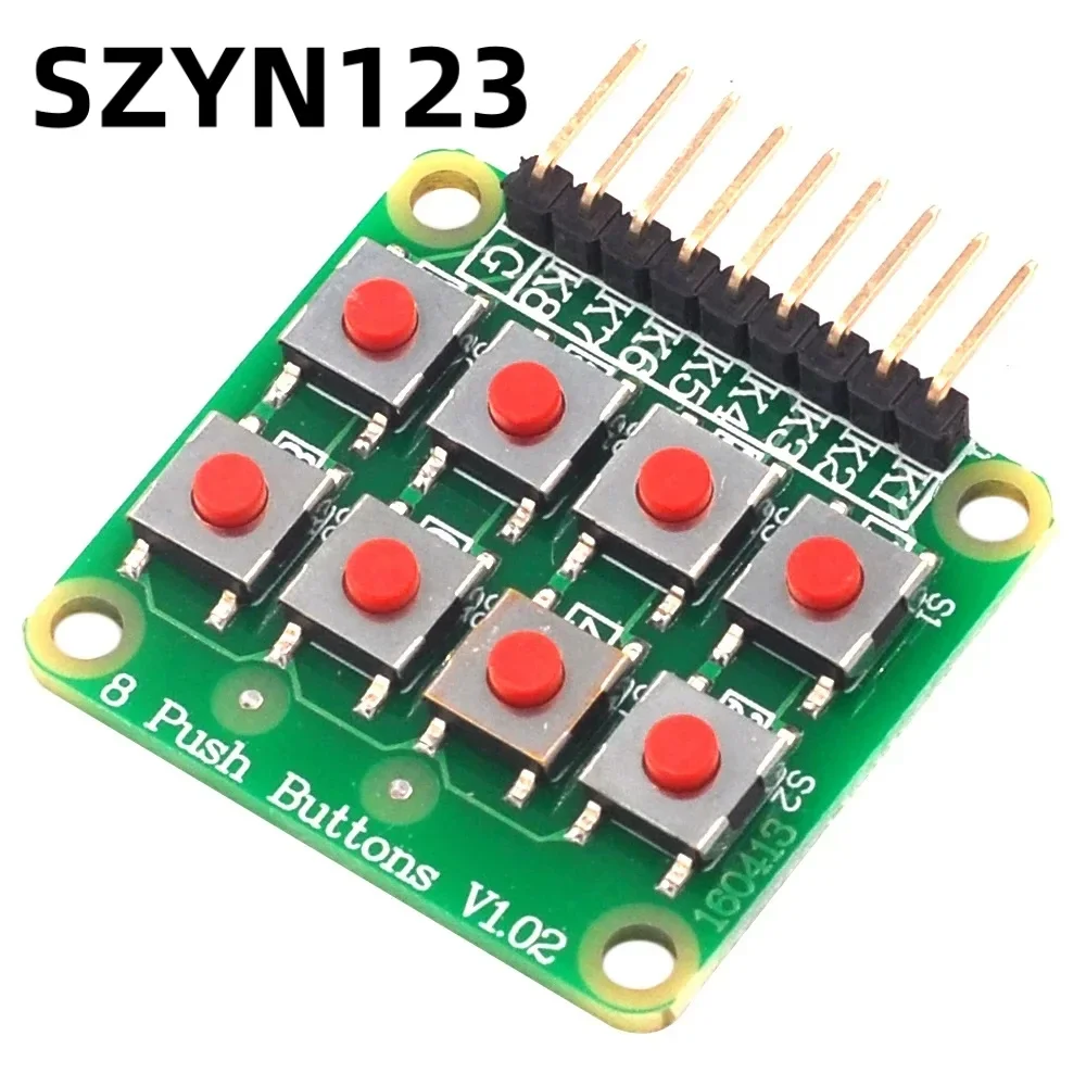 

2x4 Keypad 4x2 Keypad 8 Push Buttons V1.00 Key Board Matrix Keyboard Button for Arduino AVR PIC 2*4 Module AVR PIC NEW