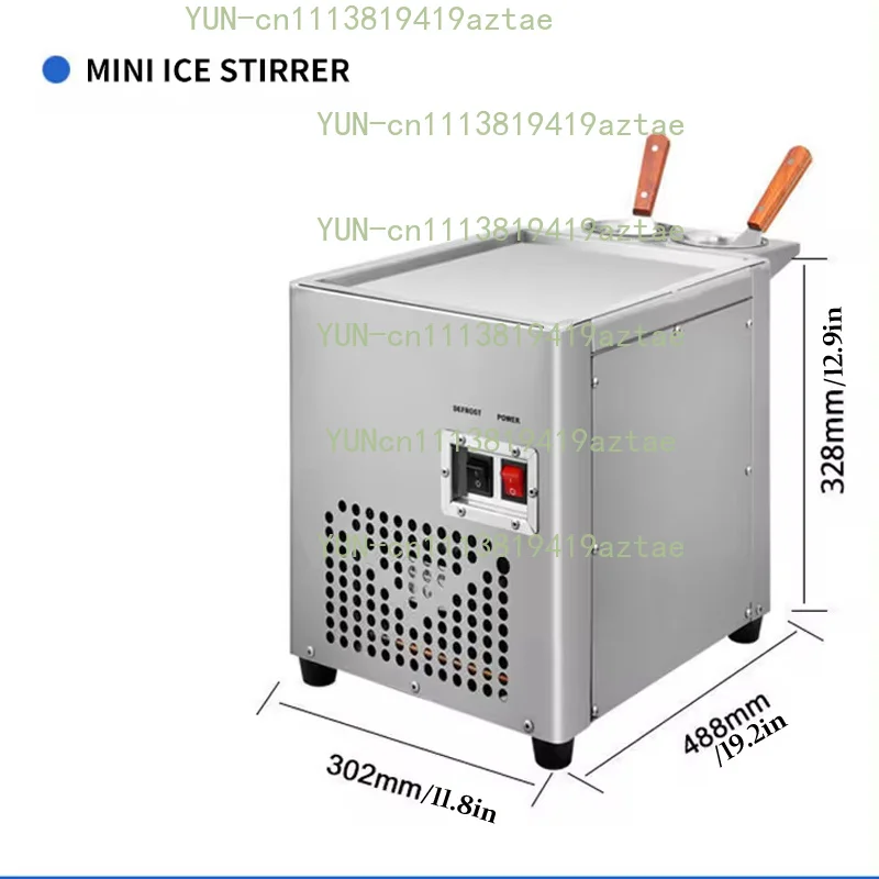 Fried Yogurt Maker Commercial Fried Ice Cream Roll Machine Freezing Pan Fried Ice Cream Machine