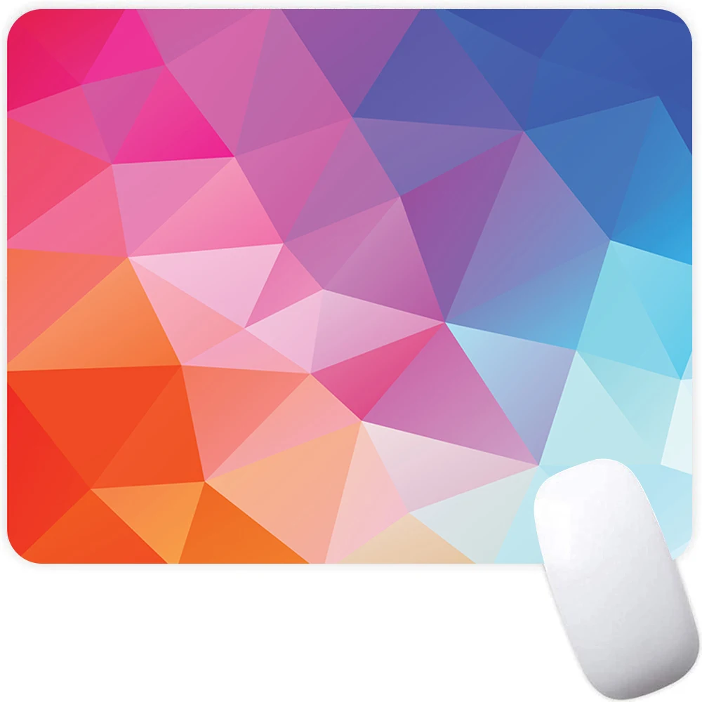Rainbow Colors Small Gaming Mouse Pad Computer Mousepad PC Gamer Mouse Mat Laptop Mausepad Mouse Carpet Keyboard Mat Desk Pad