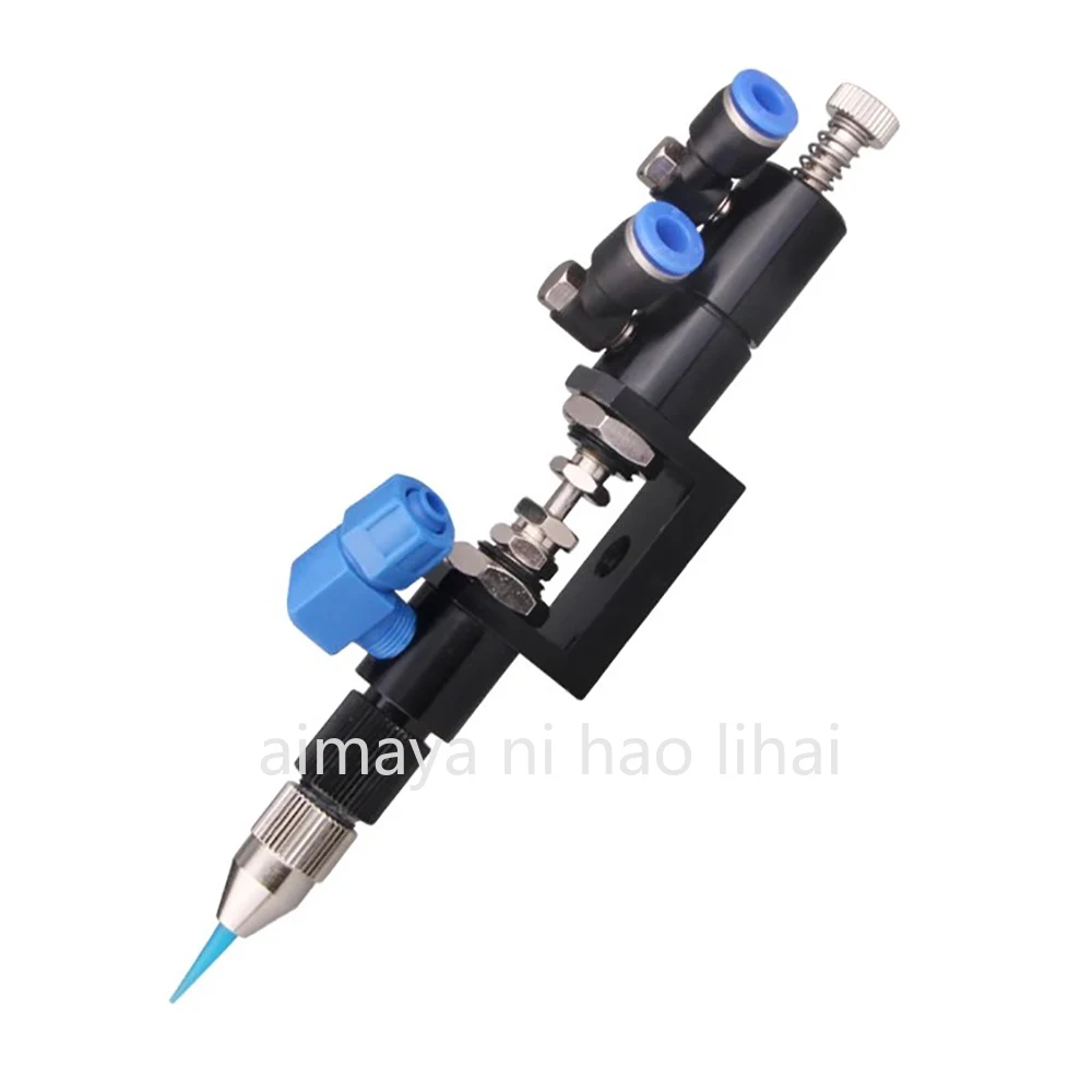 MY-S221 High Precision Thimble Dispensing Valve Adjustable Single Liquid Return Valve Glue Pneumatic Dispensing Tool