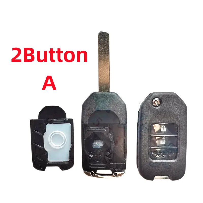 keychannel 5pcs/lot 2/3 Buttons Car Flip Key Case 47A 47G Remote Shell Replacement Fob Case for Honda JADE ACCORD CRV CIVIC WRV