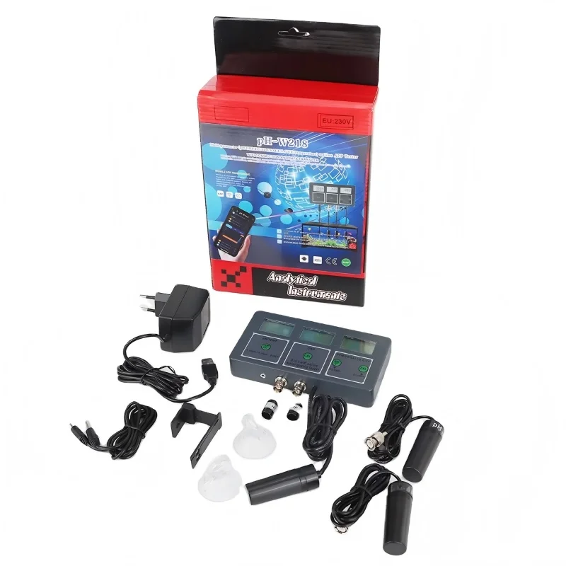 8 في 1 على الإنترنت PH/TEMP/EC/PPM/ORP/SALT/S.G/CF مقياس جودة المياه مع واي فاي لاختبار حوض السمك وحمام السباحة والمختبر #2