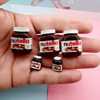 3/5pcs 1/12 Scale Miniature Dollhouse Chocolate Sauce Jam Model For blyth Pullip OB11 Doll Food Accessories Toys