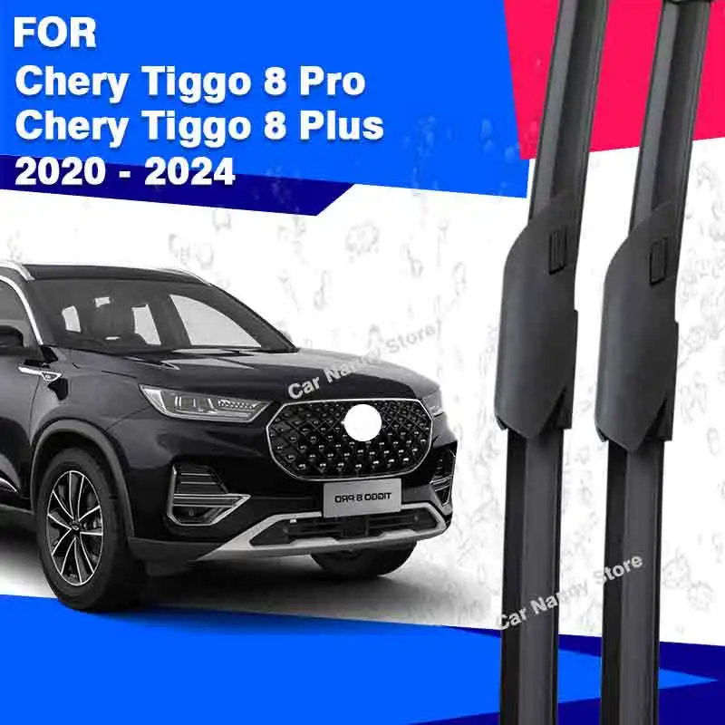 

Front Wiper Blades For Chirey Chery Tiggo 8 Pro / Tiggo 8 Plus 2020 2021 2022 2023 2024 Windscreen Windshield Car Accessories