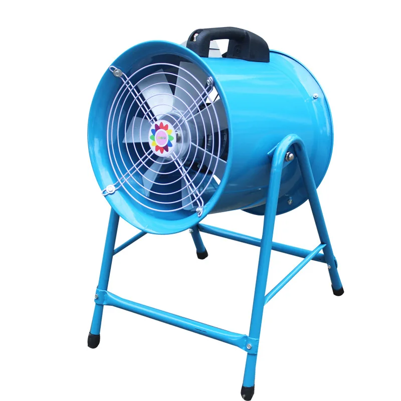 SHT36V large air volume portable post type axial flow fan, vertical with bottom, aluminum blade