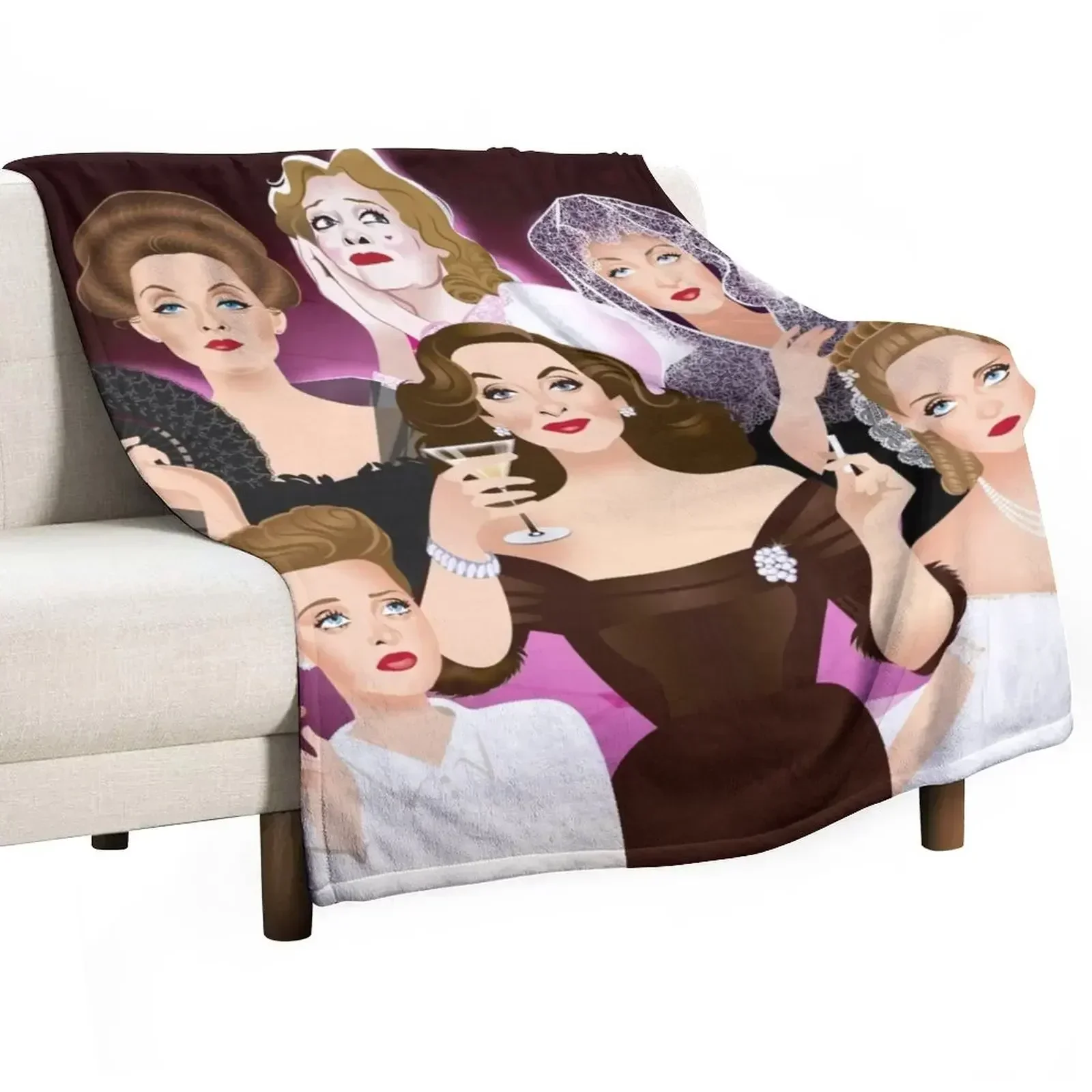 

Bette Davis Throw Blanket blankets and throws Nap Blankets