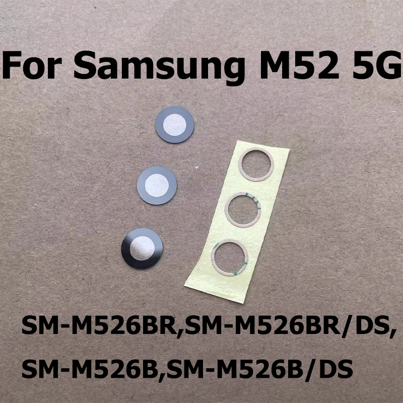 

New For Samsung Galaxy M52 5G Back Camera Glass Lens With Adhesive Sticker SM-M526BR