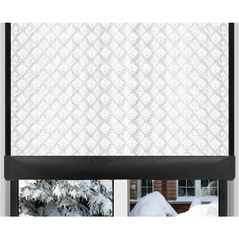 Winter Windproof and Warm Curtains Window Drafts Blocker Bedroom Insulation Film Sealed Cold-proof Magic Tape Curtains
